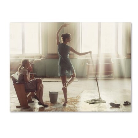Trademark Fine Art David Dubnitskiy 'Cleaning Day' Canvas Art, 35x47 1X01163-C3547GG